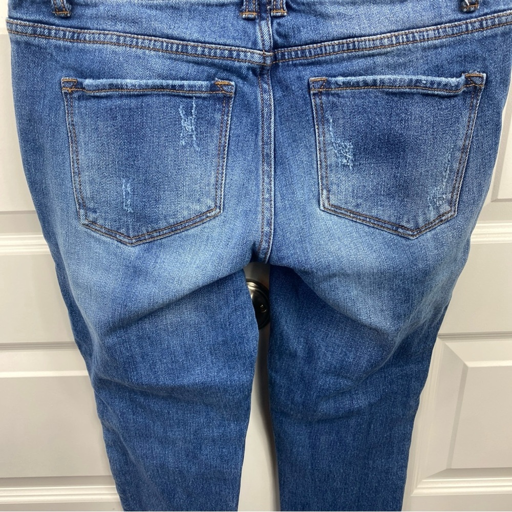 Dear John Jeans 27 Joyrich Comfort Skinny  Distressed Knee Accent low Rise - Picture 5 of 7